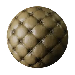 Leather chesterfield