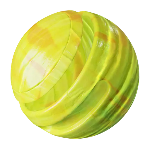 Yellow crystal glass