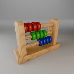 Calculation abacus (Cartoon Style)