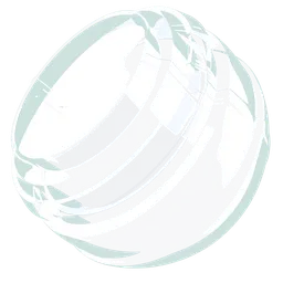 Blender Eevee procedural NPR toon crystal shader showcasing adjustable outline, opacity, surface light, and roughness.