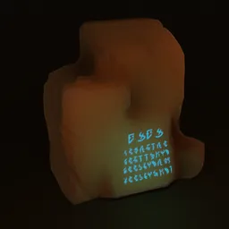 Stylized rock