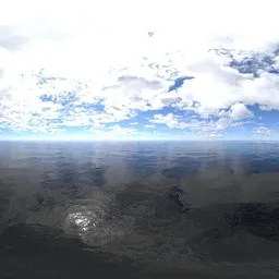 Bluesky cloud morning