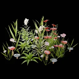 Realistic Outdoor Plants