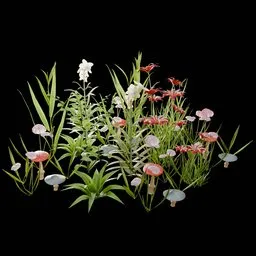 Realistic Outdoor Plants