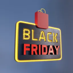 Black Friday badge Metal