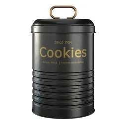 Black Kitchen Pot - Cookies