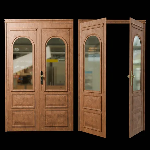 Classic wooden door