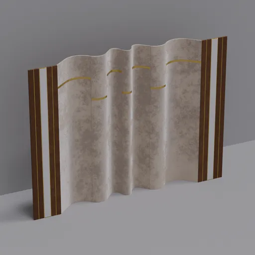 Curved wall panel