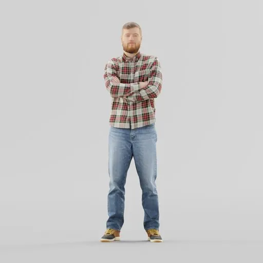 Guy in plaid shirt
