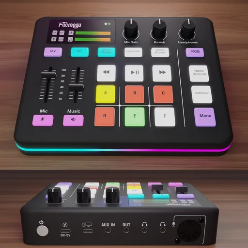 Facmogu G9 controller MIDI Gamer RGB