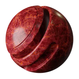 Red marble