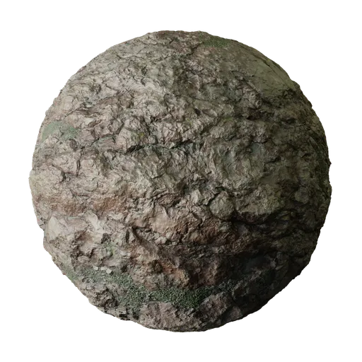 Damp Brown Coastal Rock
