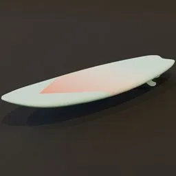 Surfing Board Large Blue