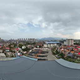 Highsky housetop clouds