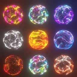 Sphere of Flowing Particles