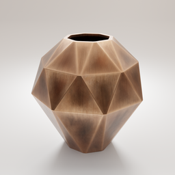 Brushed Copper Vase