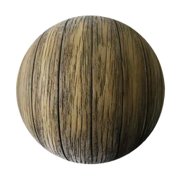 High-resolution seamless wood pattern PBR material for 3D rendering and Blender artists.
