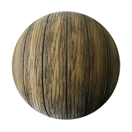 High-resolution seamless wood pattern PBR material for 3D rendering and Blender artists.