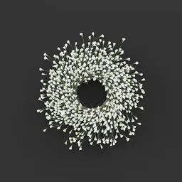 White Blossom Wreath