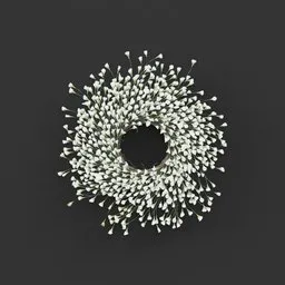 White Blossom Wreath