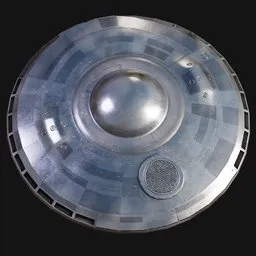 Small-Domed Flying-Saucer Aircraft