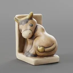 Bull Thun Bookend 3D Scan