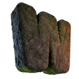 W Letter of Alphabet Stone Carved