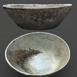 Rustic Metal Bowl