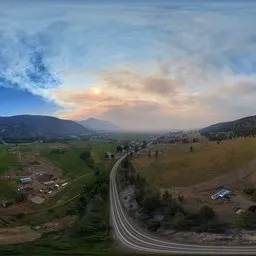 Forest Fire Smoke Valley