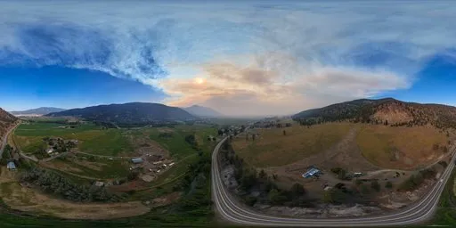 Forest Fire Smoke Valley