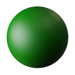 Grained green plastic