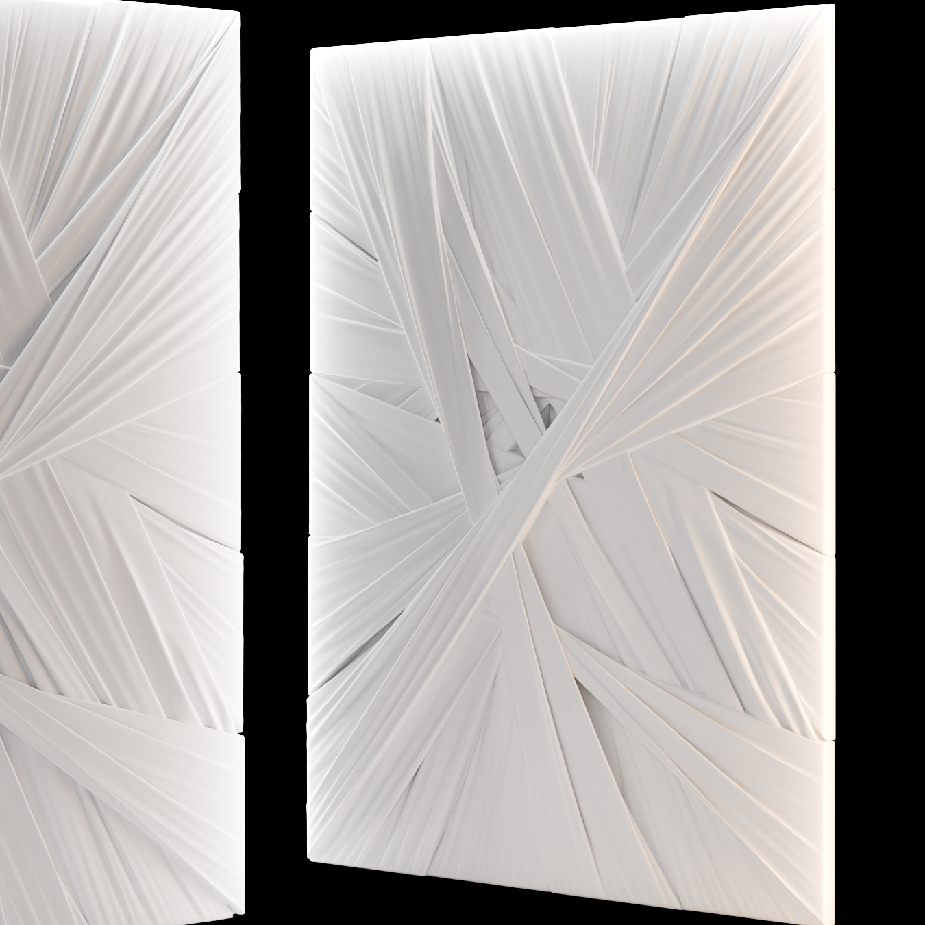 Enigma Wall Panel Decoration 3D Panels models BlenderKit