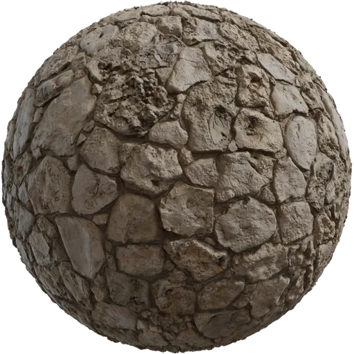 Coral Stone Wall