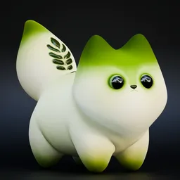 Matcha Fox (Rigged)