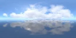 Clouds on the water