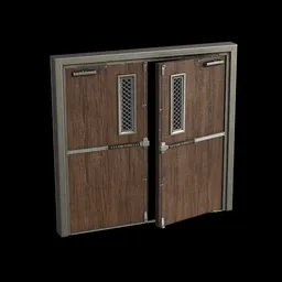 Wood door