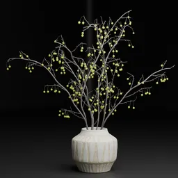 Berry Branch Vase