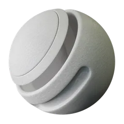 White Grained Plastic