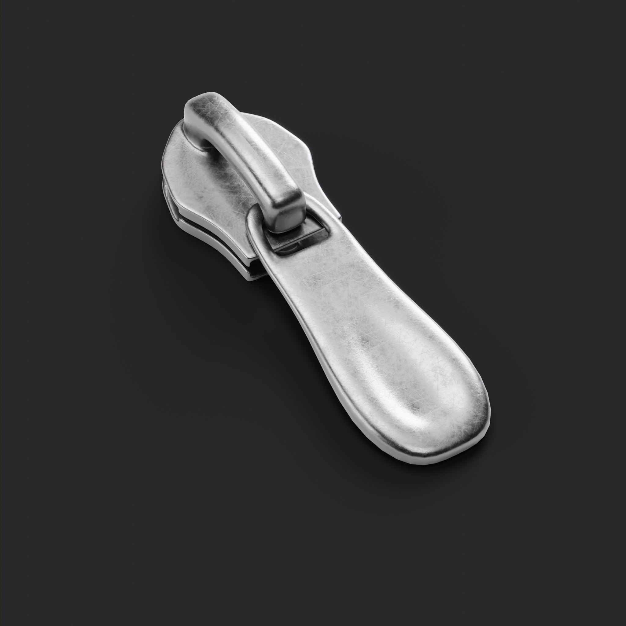 Zipper Silver FREE 3D Accessories models BlenderKit