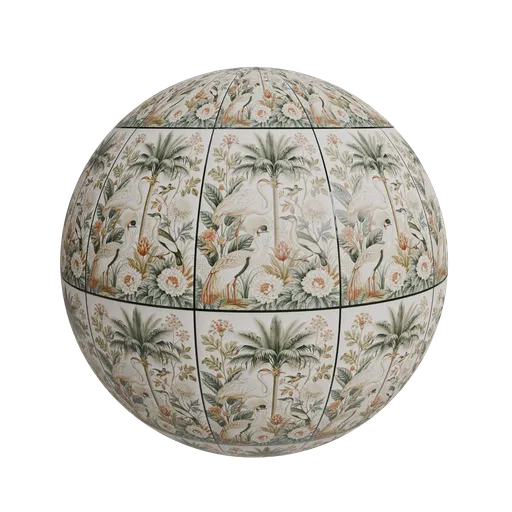 Botanical mural wallpaper