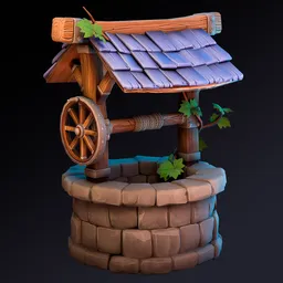 Stylized well