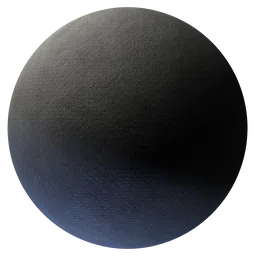 High-quality black leather fabric texture for PBR material in Blender 3D, suitable for realistic rendering and design projects.