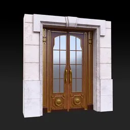 Classic Art Nouveau Door