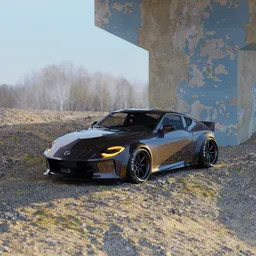 Car Nissan Under The Bridge