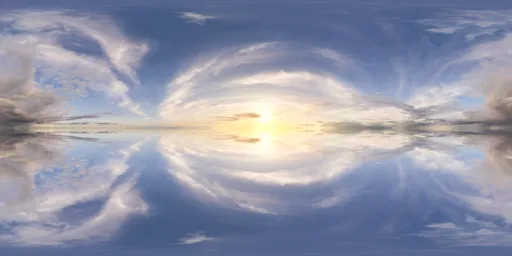 Infinite Real Sky - Cloudy Sunset