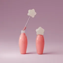 Star Cap Lip Gloss Tube