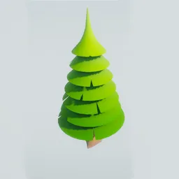 Low poly tree