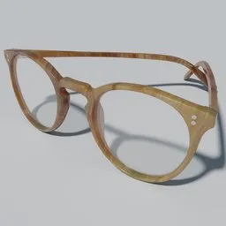 Glasses Horn-rimmed