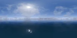 High Sun Coastal Clouds