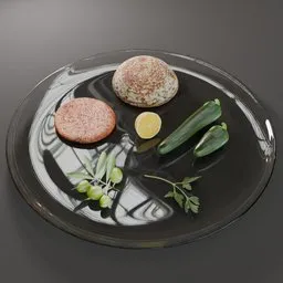 Luxury Food Dining Plate